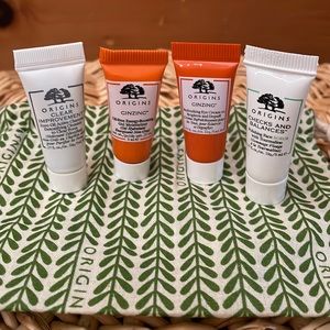 NEW Origins 5-piece set-signature cloth bag with 4 products